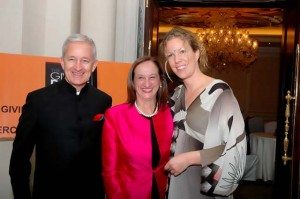 Irish ambassador Kenneth Thompson with his wife Sole Aizpurua & filmmaker Madelon Vroom