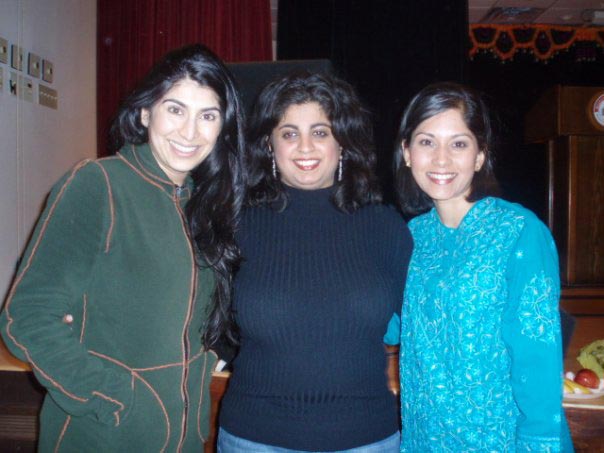 Sarina Jain of Masala Bhangra with Monica Marwah and Aditi Roy