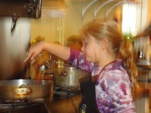 A young Wannabee Chef