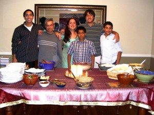 Barkha Cardoz with extended family
