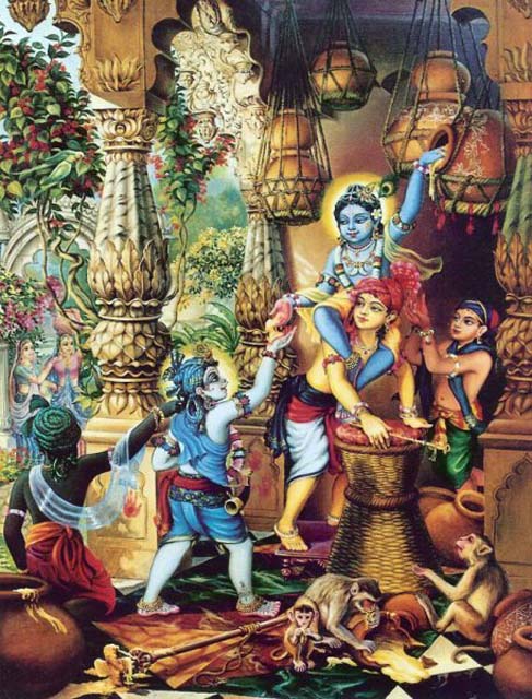 Janamahtami celebrates Krishna's Leela or Celestial play