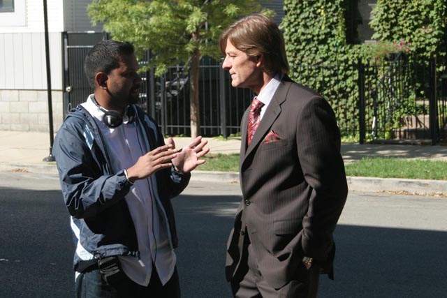 Naveen Chathapuram with Sean Bean in Cash Naveen Chathapuram with Sean Bean in Cash