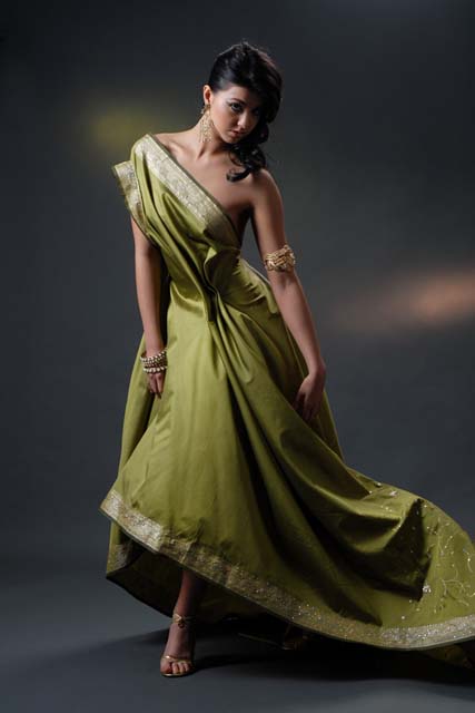 Diwali-Celebrating Fashion : louis vuitton sari dress collection