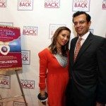 Meera and Vikram Gandhi at the premiere of 'Giving Back'