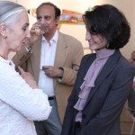 Pepita Seth with Tania Ahuja at book launch for 'Heaven on Earth: Universe of Kerala's Guruvayur Temple