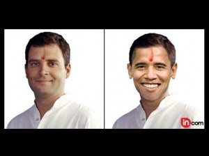 Rahul Gandhi and Barack Obama