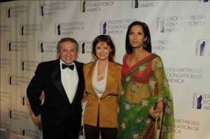 Tamer Seckin, MD, Susan Sarandon, Padma Lakshmi (Larry Busecca/WireImage)