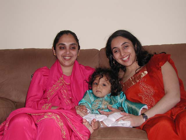 Sheena Iyengar and Jasmin Sethi with Ishaan