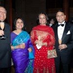 AIF Spring Gala - Pradeep Kashyap – AIF Co-chair, Nandini Ansari, Dinesh Paliwal, Chairman/CEO Harman and Ila Paliwal