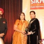 Gurinder Chadha at Sikh Film Festival and Sikh Heritage Gala with Tejinder Singh Bindra and Minister of State for External Affairs Preneet Kaur