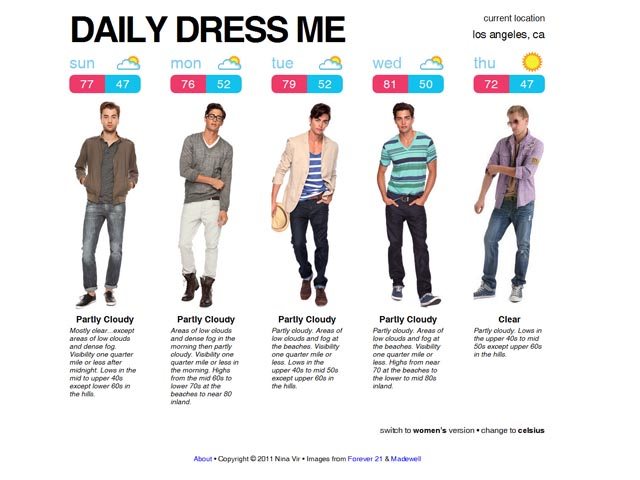 dress me daily