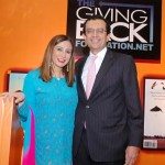 Meera and Vikram Gandhi at the Giving Back launch