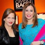 Ramola Bachchan and Meera Gandhi at the Giving Back book launch in New Delhi
