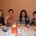 At the Indian American Forum celebration of women, Dina Pahlajani, Kavita Lund, Smiti Khanna and Lavina Melwani