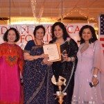 Celebrating women at Indian American Forum - Indu Jaiswal, Suman Munjal, Sangeet Sharma and Vandana Govil