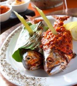 Meen Polichathu, a fish dish at Zambar in Vasant Kunj, New Delhi