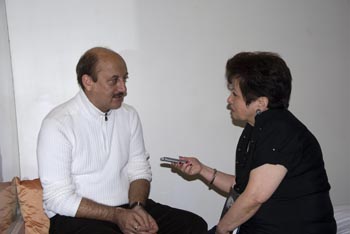 Anupam Kher at the book launch of The Best Thing About You is You!' with journalist Lavina Melwani