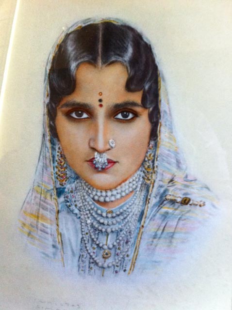 Patiala Maharaja -1 Rani of Patiala, who is the grandmother of Jyotsna Singh, jewelry designer in San Francisco
