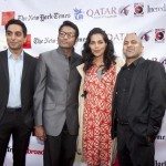 NY actors Manu Narayan, Samrat Chakrabarti, Sarita Choudhury and Ajay Naidu at the NYIFF