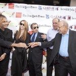 Suneil Anand, son of Dev Anand, and filmmaker Shyam Benegal at the 2012 New York Indian Film Festival