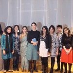 SAWCC artists with Jhumpa Lahiri