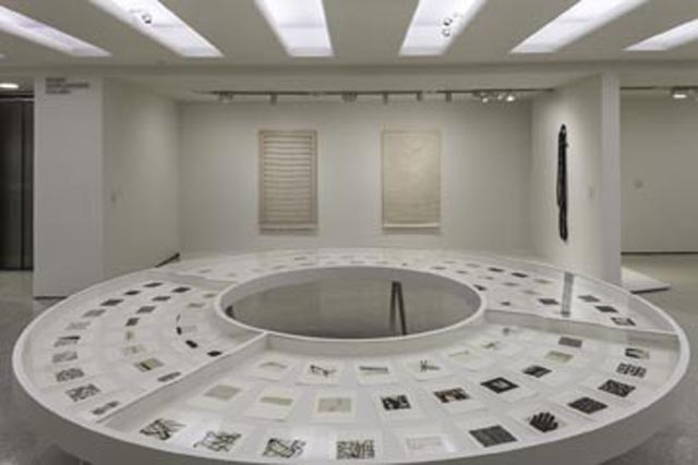 Zarina - Paper Like Skin is a retrospective of Zarina Hashni's work at the Guggenheim