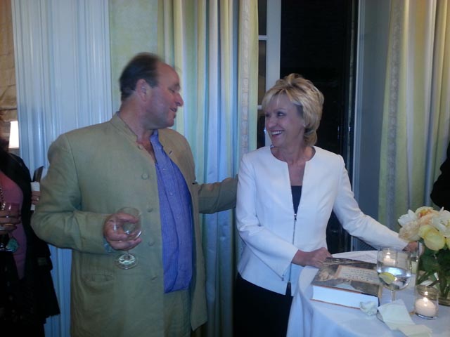 William Dalrymple & Tina Brown - Photo: Lavina Melwani. Book event for 'Return of a King'