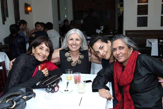 Four power women at IAAC - Madhur Jaffrey, Aroon Shivdasani, Sarita Choudhury & Deepa Mehta