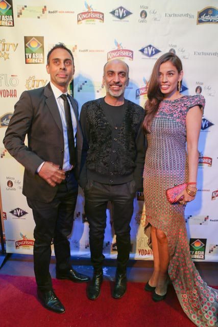 Manish Arora with Sunjay Guleria & Mohini Boparai Guleria