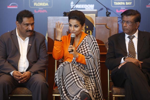 Sabaas Joseph, Vidya Balan and Dr. Kirit Patel