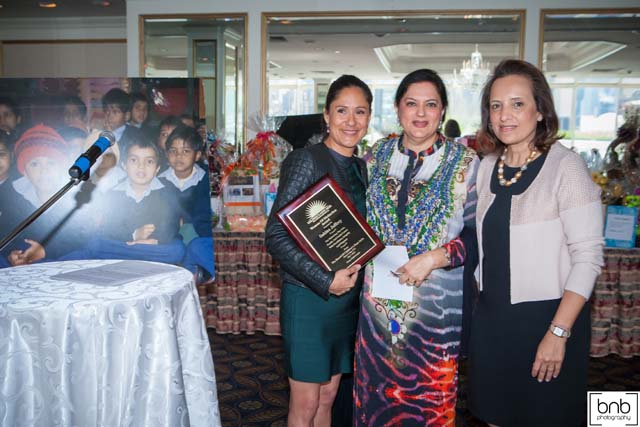 Sakina Jaffrey with Kavita Lund & Dina Pahlajani.