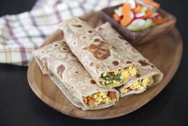 Paneer Bhurji Rolls