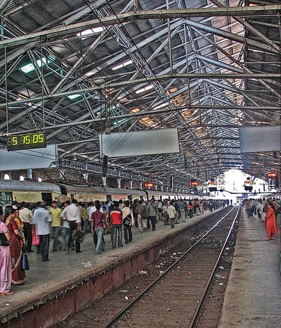 Waiting for a train