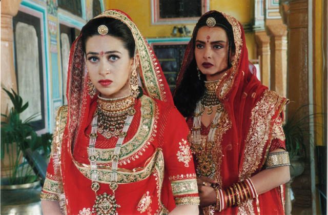 Karisma Kapoor and Rekha in Shyam Benegal's Zubeidaa 2001