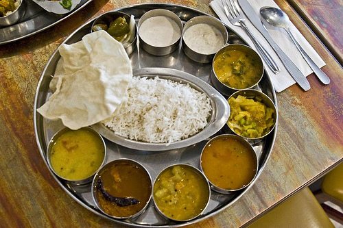 Vegetarian thali