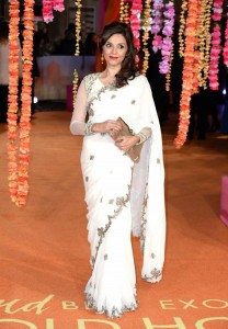 Lillete Dubeyat the premiere of The Second Best Marigold Hotel