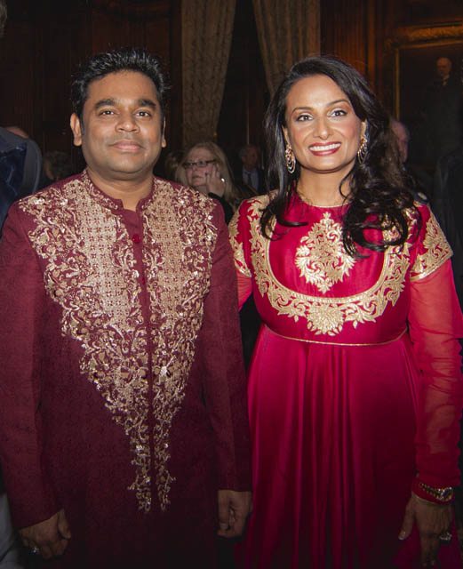 AR Rahman & Ila Paliwal at the launch at Carnegie Hall