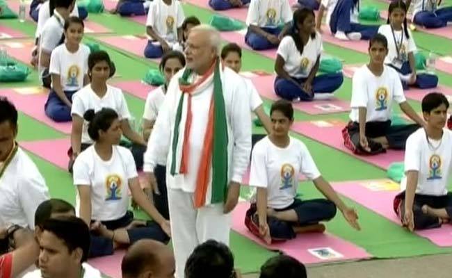 International Day of Yoga with PM Modi