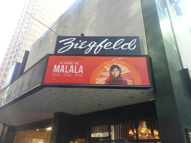 Premiere of 'He Named Her Malala' at the Ziegfeld. Photo - Lavina Melwani