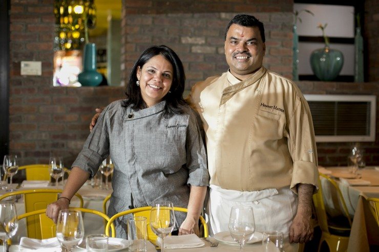 Surbhi Sahni & Hemant Mathur at Haldi