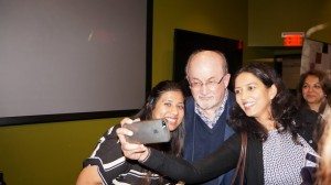 A selfie with Salman Rushdie