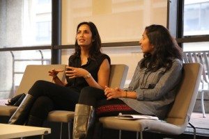 Padma Lakshmi with Priya Krishna