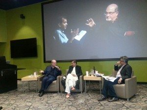 Salman Rushdie, Suketu Mehta and Amitava Kumar