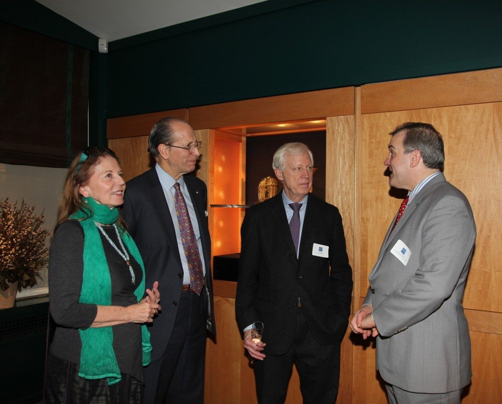 Dr. Vera Michaels, Mike Hearn, James Lally, John Carpenter, Curator of Japanese Art at the Metropolitan Museum of Art. 