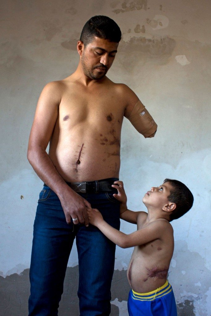 Gaza: What Badruddin has to endure. (C) Heidi Levine/Sipa Press