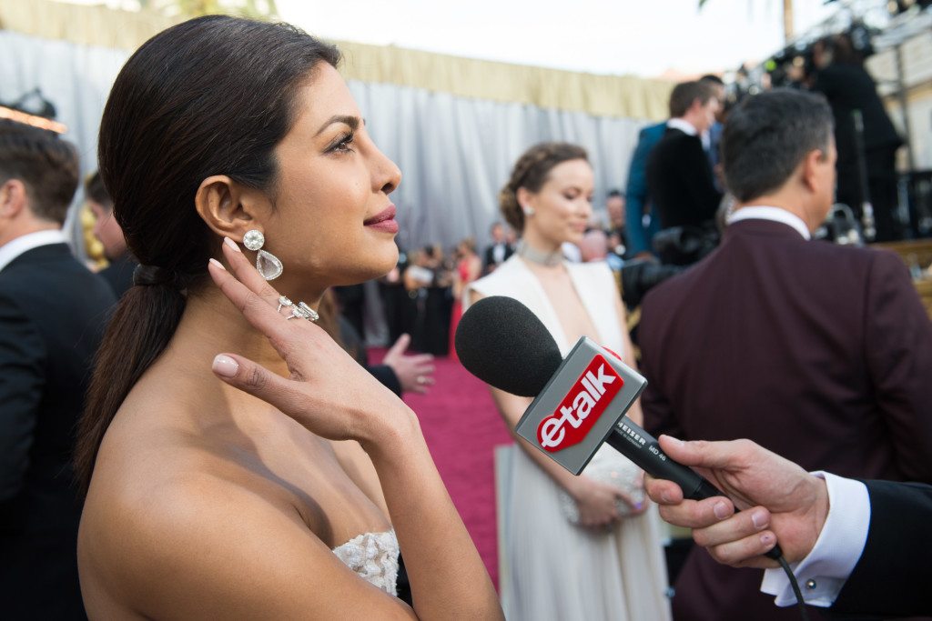 Priyanka Chopra arrives at The 88th Oscars® at the Dolby® Theatre in Hollywood, CA on Sunday, February 28, 2016.