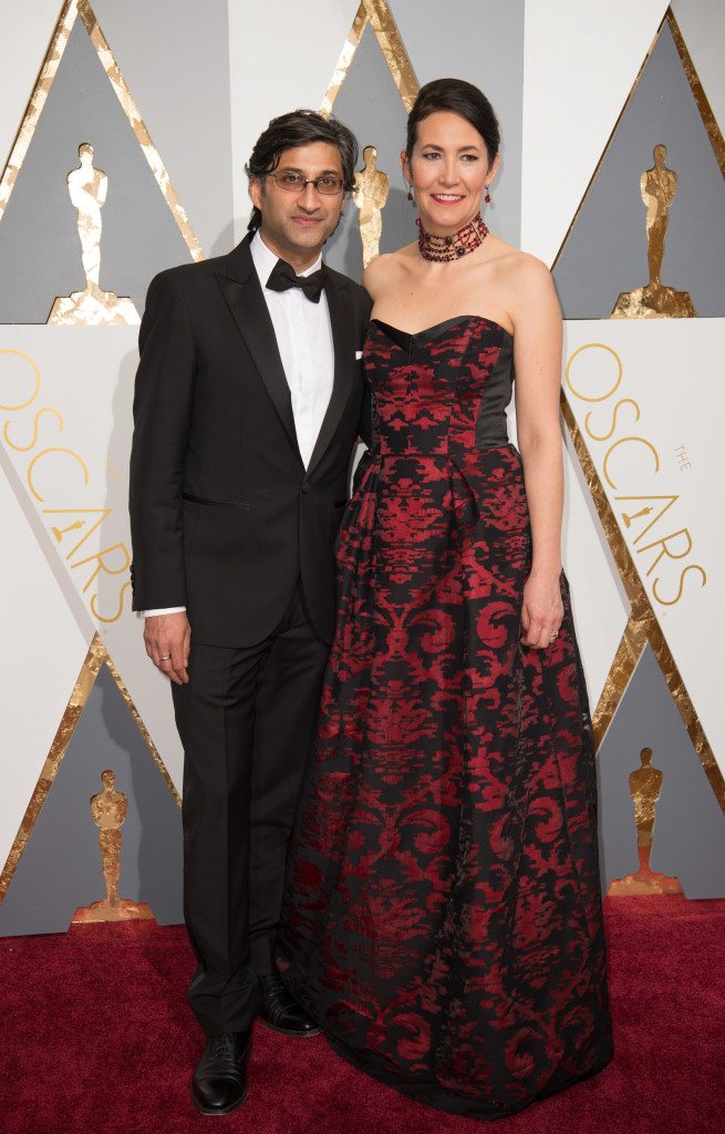 Oscar®-nominee Asif Kapadia and wife Victoria Harwood 