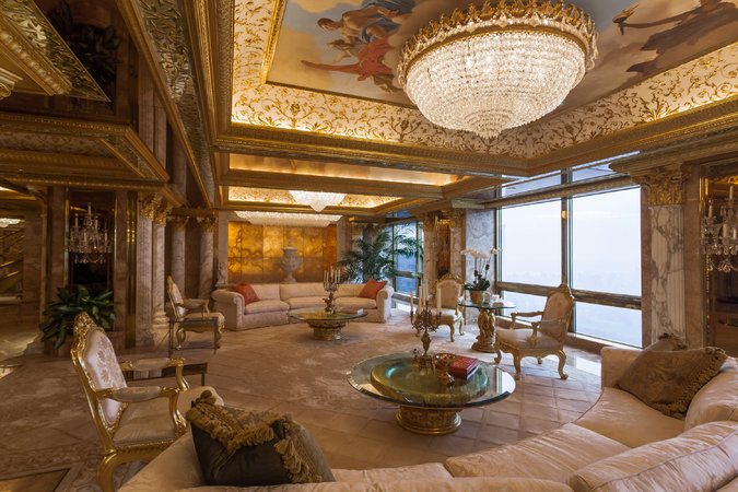 Donald nd Melania Trump's New York Penthouse - Sam Horine