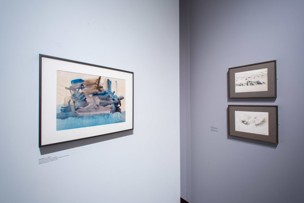 Nasreen Mohamedi installation view