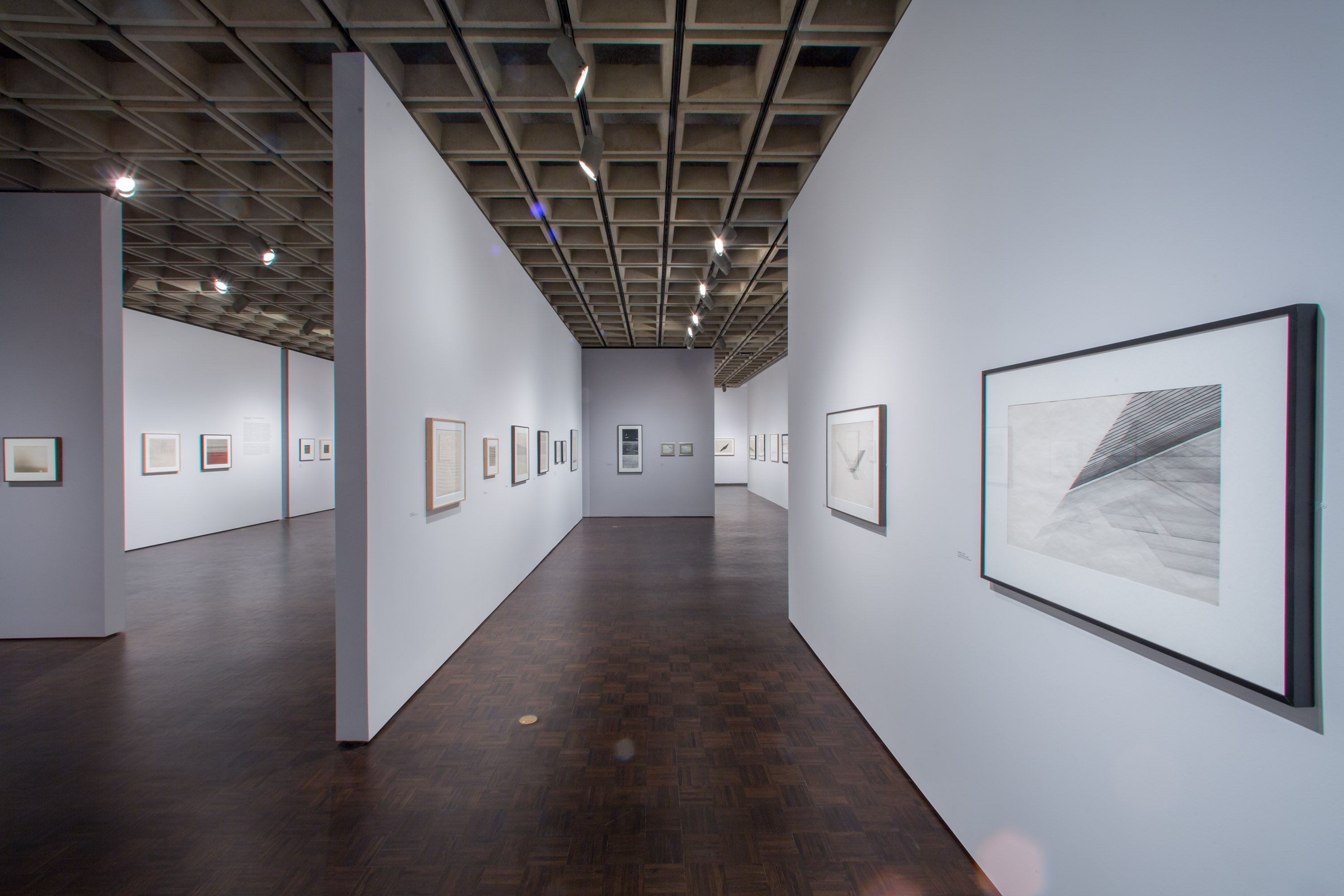 Nasreen Mohamedi installation view 